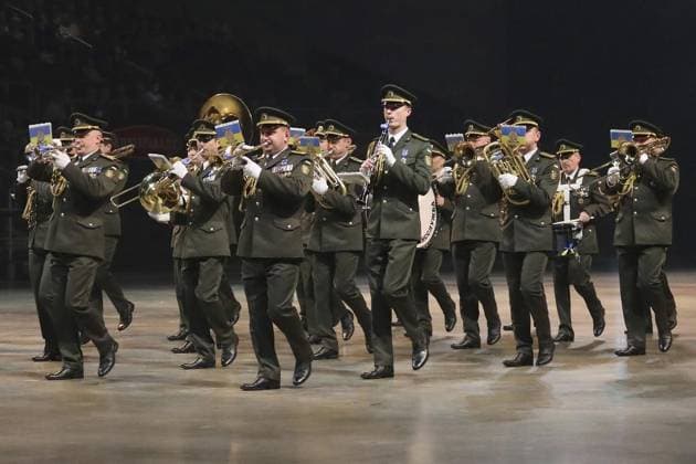 <p>Musikparade 2023: Europas größte Tournee der Militär- und Blasmusik am Sonntag den 19. März 2023 in der Rudolf-Weber-Arena Oberhausen Foto : Frank Oppitz FUNKE Foto Services< p> Buntes Deutschland NRW Oberhausen Copyright: FrankxOppitz