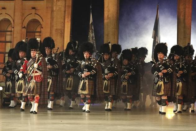 <p>Musikparade 2023: Europas größte Tournee der Militär- und Blasmusik am Sonntag den 19. März 2023 in der Rudolf-Weber-Arena Oberhausen Foto : Frank Oppitz FUNKE Foto Services< p> Buntes Deutschland NRW Oberhausen Copyright: FrankxOppitz