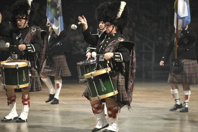<p>Musikparade 2023: Europas größte Tournee der Militär- und Blasmusik am Sonntag den 19. März 2023 in der Rudolf-Weber-Arena Oberhausen Foto : Frank Oppitz FUNKE Foto Services< p> Buntes Deutschland NRW Oberhausen Copyright: FrankxOppitz