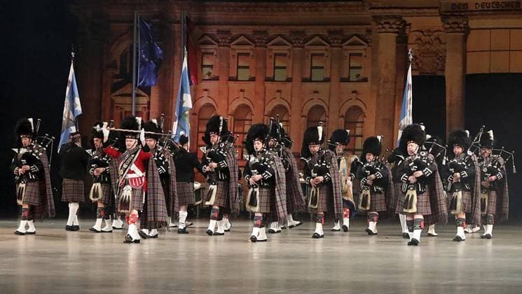 <p>Musikparade 2023: Europas größte Tournee der Militär- und Blasmusik am Sonntag den 19. März 2023 in der Rudolf-Weber-Arena Oberhausen Foto : Frank Oppitz FUNKE Foto Services< p> Buntes Deutschland NRW Oberhausen Copyright: FrankxOppitz