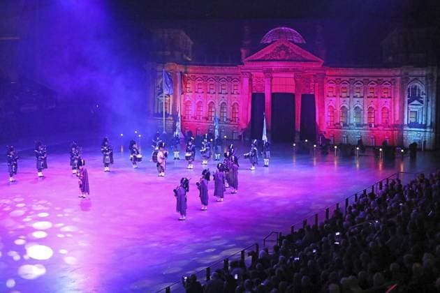 <p>Musikparade 2023: Europas größte Tournee der Militär- und Blasmusik am Sonntag den 19. März 2023 in der Rudolf-Weber-Arena Oberhausen Foto : Frank Oppitz FUNKE Foto Services< p> Buntes Deutschland NRW Oberhausen Copyright: FrankxOppitz