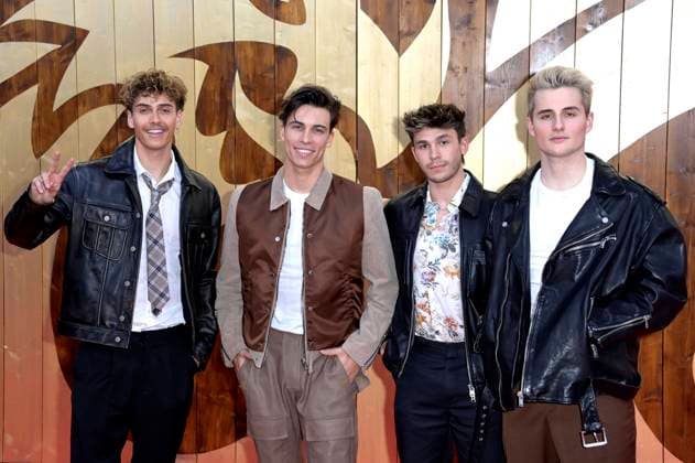 Bene Schulz, Tim Schaecker, Julien Brown and Luis Freitag from the Elevator Boys at the special screening of the feature film Dungeons Dragons Honor Among Thieves at Zoo Palast Berlin, 20 03 2023 Foto:xF.xKernx xFuturexImage