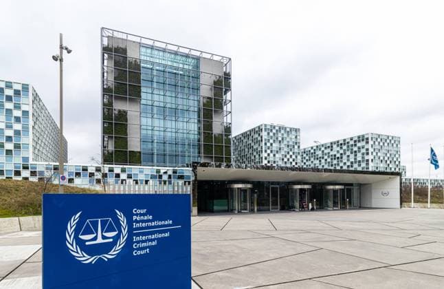 Internationaler Strafgerichtshof (IStGH), Gebäude, Den Haag, Niederlande; Internationaler Strafgerichtshof (IStGH) *** International Criminal Court ICC , Building, The Hague, Netherlands International Criminal Court ICC