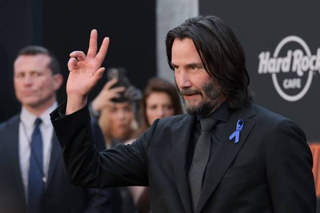 20 March 2023 - Hollywood, California - Keanu Reeves. Los Angeles premiere of John Wick: Chapter 4 at The TCL Chinese Theatre. Hollywood USA - ZUMAa123 20230320_zaa_a123_390 Copyright: xBillyxBennightx