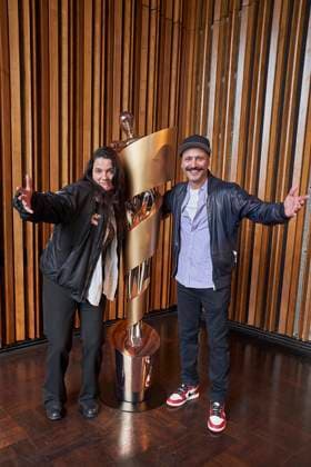 DEUTSCHER FILMPREIS 2023 Announcement of the Nominations Katja von Garnier and Vartan Bassil at DEUTSCHER FILMPREIS 2023 Announcement of the Nominations at Kino International on 24 03 2023 in Berlin Copyright: xEventpressxRadkex