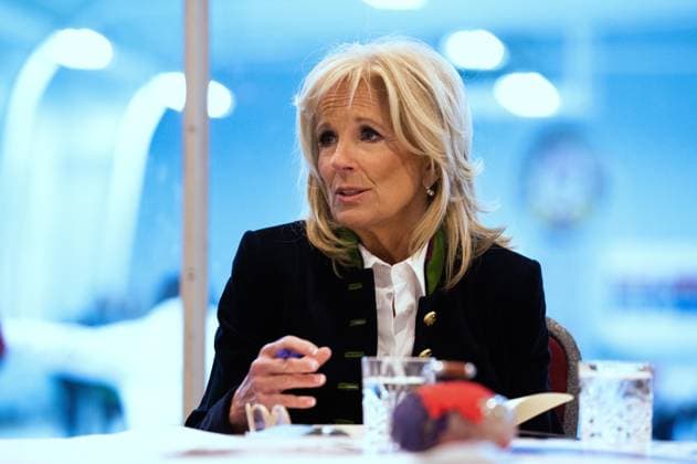 March 24, 2023, Ottawa, ON, Canada: First lady Jill Biden speak with youth about mental health and sports at the Rideau Curling Club during U.S. President Joe Biden s official in Ottawa, on Friday, March 24, 2023. Ottawa Canada  - ZUMAc35_ 20230324_zaf_c35_036 Copyright: xSpencerxColbyx