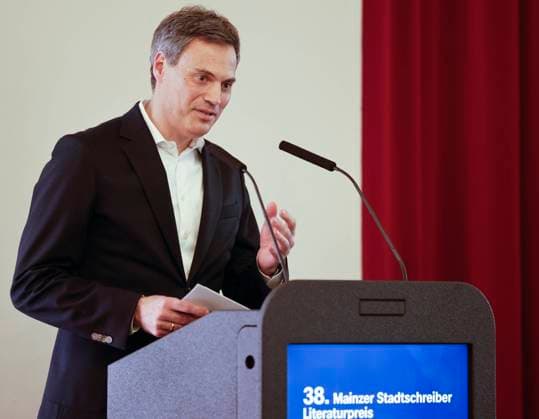 Dr Norbert Himmler, Director-General of the Second German Television ZDF at the award ceremony 38 Mainzer Stadtschreiber Literaturpreis in the Electoral Palace of Mainz 24 03 23