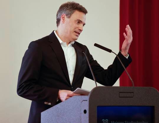 Dr Norbert Himmler, Director-General of the Second German Television ZDF at the award ceremony 38 Mainzer Stadtschreiber Literaturpreis in the Electoral Palace of Mainz 24 03 23