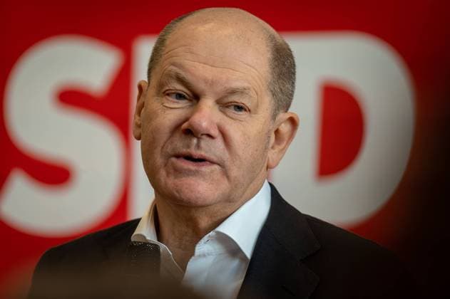 Politik, Bundeskanzler, Wahlkreis, Gespräch 25.03.2023 Potsdam Landeshauptstadt SPD Wahlkreisgespräch mit Olaf Scholz MdB Wahlkreis 61 Bundeskanzler Potsdam Bürgerhaus am Schlatz Brandenburg Deutschland *** politics, chancellor, constituency, talk 25 03 2023 Potsdam state capital SPD constituency talk with Olaf Scholz MdB constituency 61 chancellor Potsdam Bürgerhaus am Schlatz Brandenburg Germany