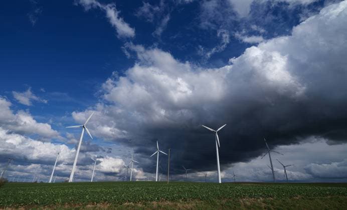 Uckermark GER, Deutschland, 20230325,Uckermark, Windenergie *** Uckermark GER, Germany, 20230325,Uckermark, wind energy
