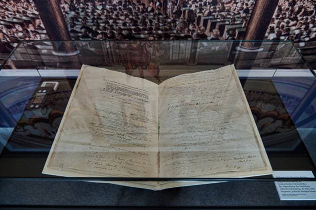 Local Copyright: epd-bild ChristianxDitsch D23D0327AusstellungPaulskirchenverfassung163813