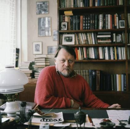 September 1-8, 1987. Moscow, USSR. Soviet prose writer and playwright Mikhail Roshchin. The exact date of the photograph is unknown. Igor Zotin TASS  32457892
