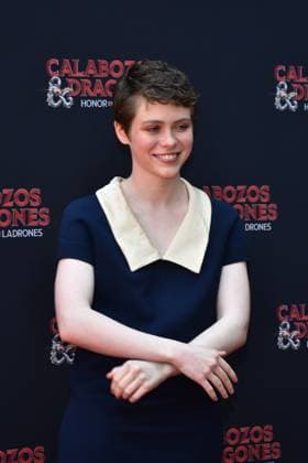 Dungeons & Dragons: Honor Among Thieves Press Conference March 29, 2023, Mexico City, Mexico: American actress Sophia Lillis attends at film photocall and press conference for the Dungeons and Dragons: Honor Among Thieves at Four Season Mexico. on March 29, 2023 in Mexico City, Mexico. (Photo by Carlos Tischler Eyepix Group) Copyright: xCarlosxTischler xEyepixxGroupx CT_29032023_90503