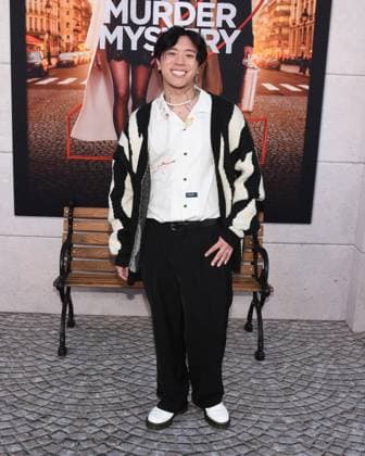 28 March 2023 - Westwood, California -Michael Le. Los Angeles Premiere Of Netflix s Murder Mystery 2 at Regency Village Theater. Photo Credit: Billy Bennight AdMedia 290211 2023-03-28 Calidornia Westwood Etats-Unis  Copyright: xAdMediax STAR_290211_206