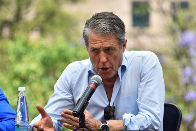 Dungeons & Dragons: Honor Among Thieves Press Conference March 29, 2023, Mexico City, Mexico: British actor Hugh Grant speaks during the film press conference for the Dungeons and Dragons: Honor Among Thieves at Four Season Mexico. on March 29, 2023 in Mexico City, Mexico. (Photo by Carlos Tischler Eyepix Group) Copyright: xCarlosxTischler xEyepixxGroupx CT_29032023_90564
