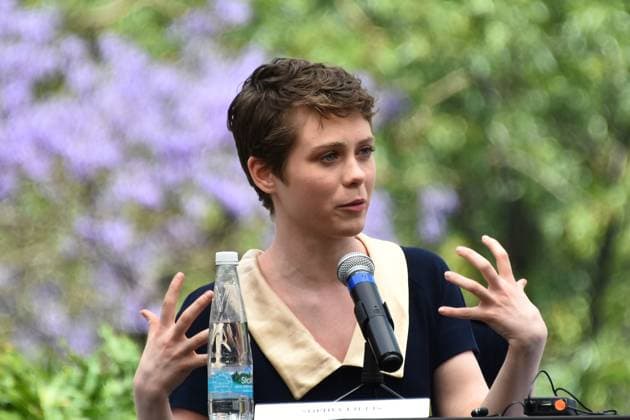 Dungeons & Dragons: Honor Among Thieves Press Conference March 29, 2023, Mexico City, Mexico: American actress Sophia Lillis speaks during the film press conference for the Dungeons and Dragons: Honor Among Thieves at Four Season Mexico. on March 29, 2023 in Mexico City, Mexico. (Photo by Carlos Tischler Eyepix Group) Copyright: xCarlosxTischler xEyepixxGroupx CT_29032023_90597