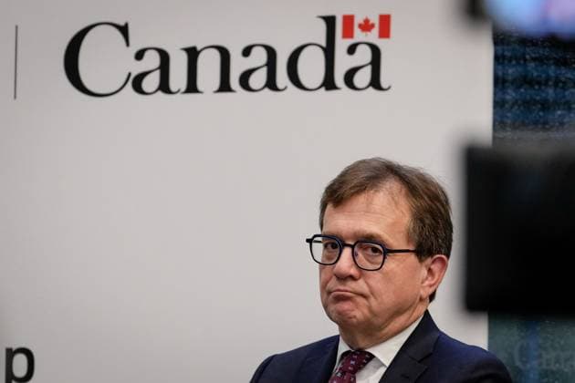 Canada Germany Energy Conference in Berlin Current, 30 03 2023, Berlin, Minister of Natural Resources of Canada Jonathan Wilkinson in portrait at the press statement following the Canada Germany Energy Conference at the Canadian Embassy in Berlin Berlin Germany