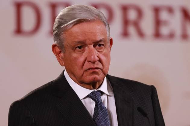 Mexican President Lopez Obrador Daily News Conference March 30, 2023 in Mexico City, Mexico: President of Mexico AndrÃ s Manuel Lopez Obrador speaks at the morning conference in front of reporters at the national palace on March 30, 2023 in Mexico City, Mexico. (Photo by Carlos Santiago Eyepix Group) Copyright: xCarlosxSantiagox xEyepixxGroupx CS202303305747