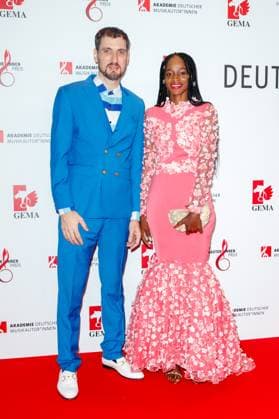 GEMA Music Authors Award 2023 Maximilian Weissenfeldt with wife Richess Weissenfeldt at the 14 GEMA Music Authors Award at the Ritz Carlton on 30 03 2023 in Berlin Copyright: xEventpressxKochanx