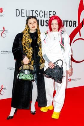 GEMA Music Authors Award 2023 All Amin and Haiyti Ronja Zschoche at the 14 GEMA Music Authors Award at the Ritz Carlton on 30 03 2023 in Berlin Copyright: xEventpressxKochanx