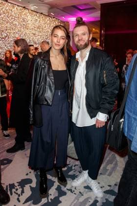 GEMA Music Authors Award 2023 Alina Süggeler and Andreas Andi Weizel Frida Gold at the 14 GEMA Music Authors Award at the Ritz Carlton on 30 03 2023 in Berlin Copyright: xEventpressxKochanx