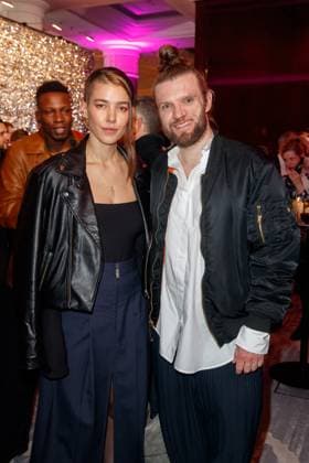 GEMA Music Authors Award 2023 Alina Süggeler and Andreas Andi Weizel Frida Gold at the 14 GEMA Music Authors Award at the Ritz Carlton on 30 03 2023 in Berlin Copyright: xEventpressxKochanx