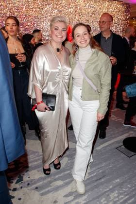 GEMA Music Authors Award 2023 Ela Steinmetz Elaiza and Senta Sofia Delliponti Oonagh at the 14 GEMA Music Authors Award at the Ritz Carlton on 30 03 2023 in Berlin Copyright: xEventpressxKochanx