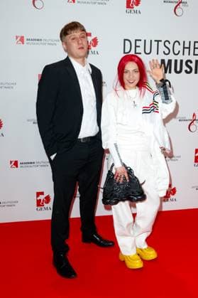 GEMA Music Authors Award 2023 Jacob Jüngst JACE and Haiyti Ronja Zschoche at the 14 GEMA Music Authors Award at the Ritz Carlton on 30 03 2023 in Berlin Copyright: xEventpressxKochanx
