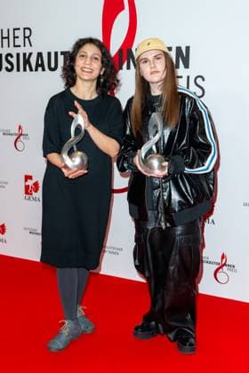 GEMA Music Authors Award 2023 Farzia Fallah and Luna Alina Striedl at the 14 GEMA Music Authors Award at the Ritz Carlton in Berlin on 30 03 2023 Copyright: xEventpressxKochanx