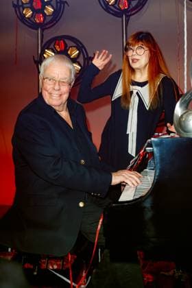 GEMA Music Authors Award 2023 Christian Bruhn and Katja Ebstein at the 14 GEMA Music Authors Award at the Ritz Carlton on 30 03 2023 in Berlin Copyright: xEventpressxKochanx