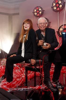GEMA Music Authors Award 2023 Christian Bruhn and Katja Ebstein at the 14 GEMA Music Authors Award at the Ritz Carlton on 30 03 2023 in Berlin Copyright: xEventpressxKochanx