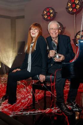GEMA Music Authors Award 2023 Christian Bruhn and Katja Ebstein at the 14 GEMA Music Authors Award at the Ritz Carlton on 30 03 2023 in Berlin Copyright: xEventpressxKochanx