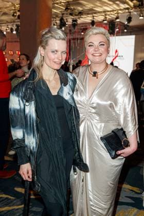 GEMA Music Authors Award 2023 Sandra Fink and Ela Steinmetz Elaiza at the 14 GEMA Music Authors Award at the Ritz Carlton on 30 03 2023 in Berlin Copyright: xEventpressxKochanx
