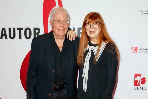 GEMA Music Authors Award 2023 Christian Bruhn and Katja Ebstein at the 14 GEMA Music Authors Award at the Ritz Carlton on 30 03 2023 in Berlin Copyright: xEventpressxKochanx