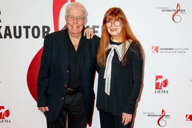 GEMA Music Authors Award 2023 Christian Bruhn and Katja Ebstein at the 14 GEMA Music Authors Award at the Ritz Carlton on 30 03 2023 in Berlin Copyright: xEventpressxKochanx