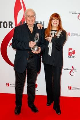 GEMA Music Authors Award 2023 Christian Bruhn and Katja Ebstein at the 14 GEMA Music Authors Award at the Ritz Carlton on 30 03 2023 in Berlin Copyright: xEventpressxKochanx