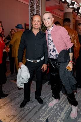 GEMA Music Authors Award 2023 Alex Christensen and Chris Harms Lord of the Lost at the 14 GEMA Music Authors Award at the Ritz Carlton on 30 03 2023 in Berlin Copyright: xEventpressxKochanx