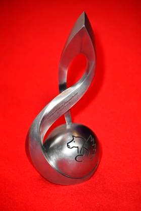 The prize at the 14 German Music Authors Award of GEMA 2023 at The Ritz Carlton Hotel Berlin, 30 03 2023 Foto:xN.xKubelkax xFuturexImage