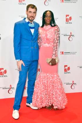 Max Weissenfeldt and Richess Weissenfeldt at the 14 German Music Authors Award of GEMA 2023 at The Ritz Carlton Hotel Berlin, 30 03 2023 Foto:xN.xKubelkax xFuturexImage