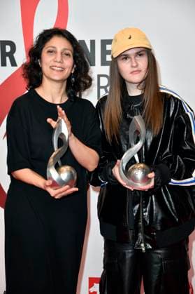 Farzia Fallah and Luna at the 14 German Music Authors Award of GEMA 2023 at The Ritz Carlton Hotel Berlin, 30 03 2023 Foto:xN.xKubelkax xFuturexImage