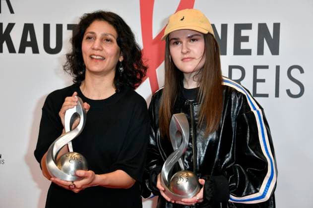Farzia Fallah and Luna at the 14 German Music Authors Award of GEMA 2023 at The Ritz Carlton Hotel Berlin, 30 03 2023 Foto:xN.xKubelkax xFuturexImage