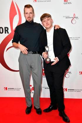 Alligatoah and Jace at the 14 German Music Authors Award of GEMA 2023 at The Ritz Carlton Hotel Berlin, 30 03 2023 Foto:xN.xKubelkax xFuturexImage
