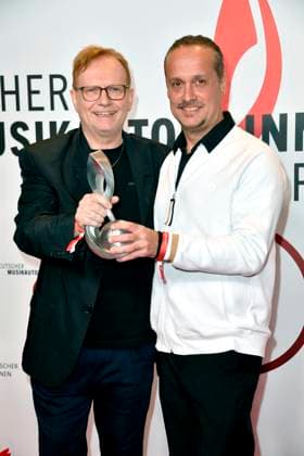 Michael Beil and Alex Christensen at the 14 German Music Authors Award of GEMA 2023 at The Ritz Carlton Hotel Berlin, 30 03 2023 Foto:xN.xKubelkax xFuturexImage