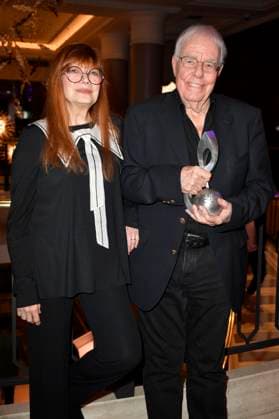 Katja Ebstein and Christian Bruhn at the 14 German Music Authors Award of GEMA 2023 at The Ritz Carlton Hotel Berlin, 30 03 2023 Foto:xN.xKubelkax xFuturexImage