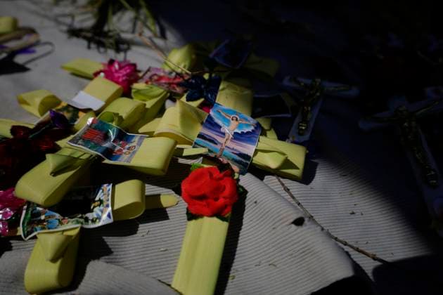 Palm Sunday In Mexico Sale of palm crosses in San Francisco Culhuacan in Mexico City, on april 02, 2023, on the occasion of Palm Sunday prior to the Holy Week festivities in the capital. Mexico City Mexico  Copyright: xGerardoxVieyrax originalFilename: vieyra-notitle230402_npiJc.jpg