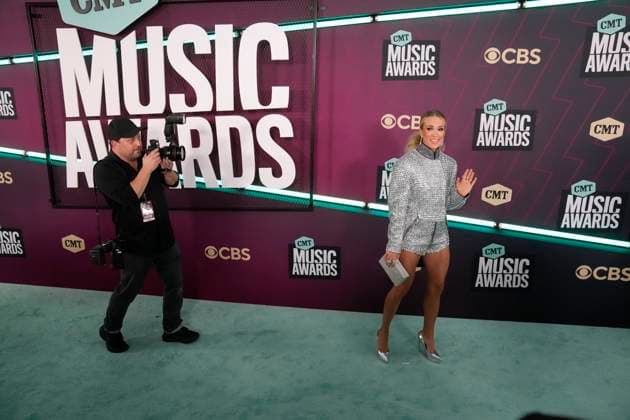 April 2, 2023, Austin, TX, United States: Singer CARRIE UNDERWOOD walking the red carpet at the Country Music Television CMT Music Awards 2023 at the Moody Center in Austin, Texas on April 2, 2023 Austin United States - ZUMAd150 20230402_znp_d150_122 Copyright: xBobxDaemmrichx