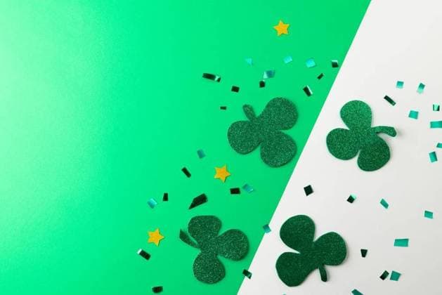 Image of green clover and copy space on white and green background Image of green clover and copy space on white and green background. St patrick s day, irish tradition and celebration concept., model released, , property released, Cape Town, South Africa, 16.11.2022, 3910216.jpg, saint Patricks day,image,green,clover,copy space,white,background,st,patrick day,irish,tradition,celebration,concept,design,abstract,illustration,isolated,decoration,color,nature,beautiful,holiday,patrick,art,symbol,shamrock,texture,graphic,pattern,blue,red,closeup,light,copy,space,day