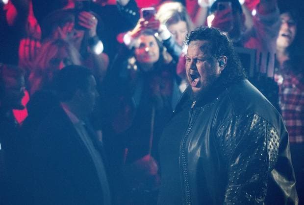 April 2, 2023, Austin, TX, USA: Jelly Roll performs during the 2023 CMT Music Awards at Moody Center on April 02, 2023 in Austin, Texas. Austin USA - ZUMAs181 20230402_zea_s181_270 Copyright: xAmyxPricex