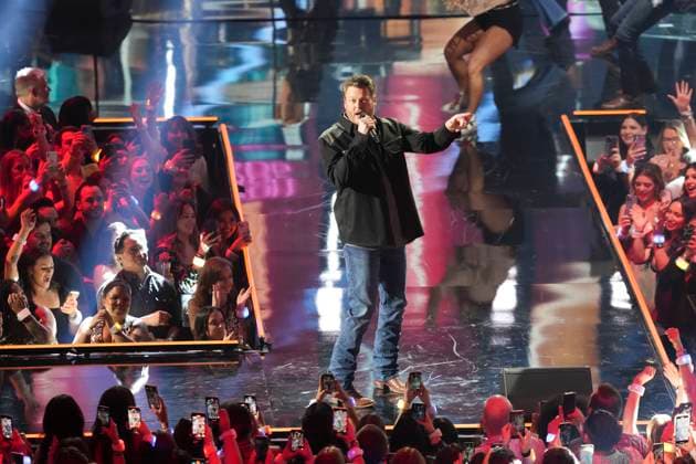 April 2, 2023, Austin, TX, United States: Singer BLAKE SHELTON performs onstage at the 2023 Country Music Awards (CMT) held for the first time in Austin, Texas on April 2, 2023 at the Moody Center before a sold out crowd. Austin United States - ZUMAd150 20230402_znp_d150_185 Copyright: xBobxDaemmrichx