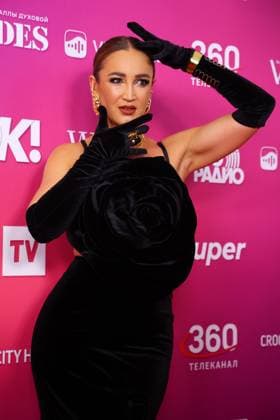 RUSSIA, KRASNOGORSK - APRIL 6, 2023: Singer Olga Buzova is seen before a ceremony to present the 2023 Zhara Music Awards at the Crocus City Hall. Vyacheslav Prokofyev TASS  58266399